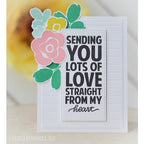 Simon Says Stamp! Simon Says Clear Stamps XL STACKED GREETINGS sss202473c