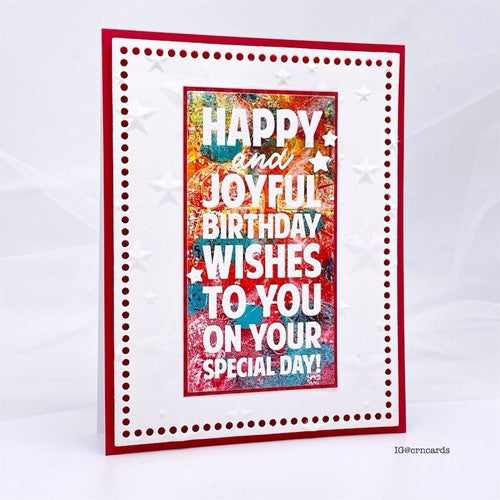 Simon Says Stamp! Simon Says Clear Stamps XL STACKED GREETINGS sss202473c
