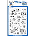 Simon Says Stamp! Whimsy Stamps KITTY SKETCHES Clear Stamps CWSD408*