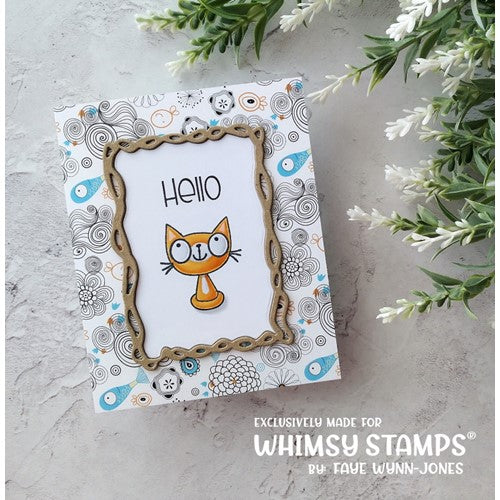 Simon Says Stamp! Whimsy Stamps KITTY SKETCHES Clear Stamps CWSD408*