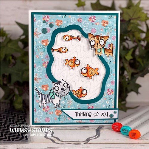 Simon Says Stamp! Whimsy Stamps KITTY SKETCHES Clear Stamps CWSD408*