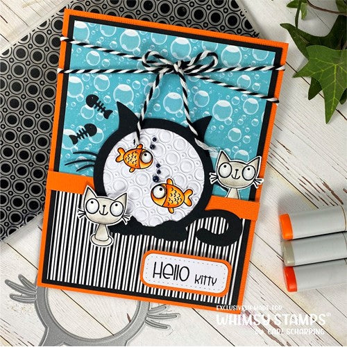 Simon Says Stamp! Whimsy Stamps KITTY SKETCHES Clear Stamps CWSD408*