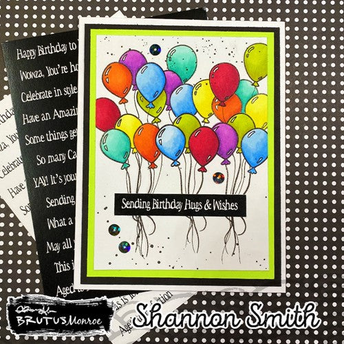 Simon Says Stamp! Brutus Monroe IT'S PARTY TIME Clear Stamps bru0100*