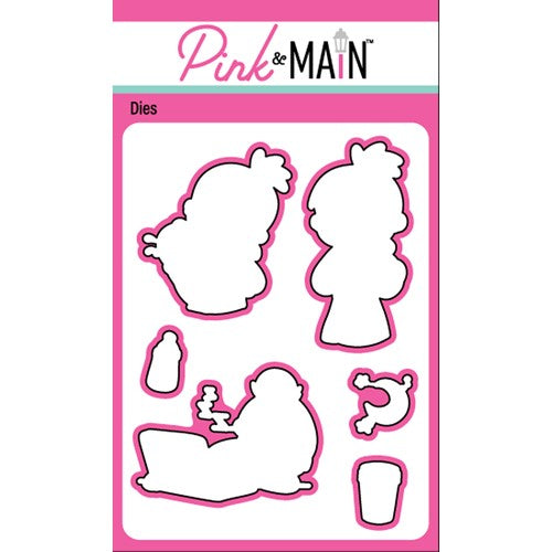 Simon Says Stamp! Pink and Main MOM LIFE Dies PNM430