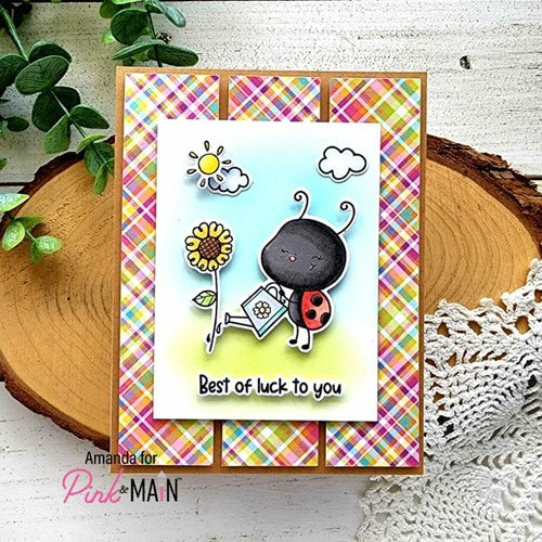 Simon Says Stamp! Pink and Main LADY LUCK Clear Stamps PM0520*