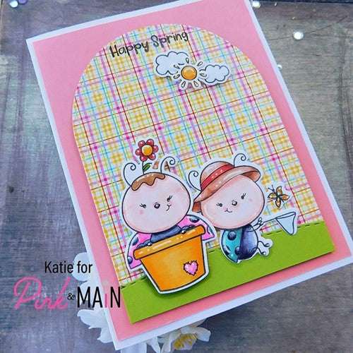 Simon Says Stamp! Pink and Main LADY LUCK Clear Stamps PM0520*