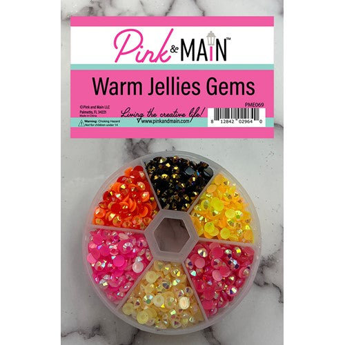 Simon Says Stamp! Pink and Main WARM JELLIES Gems Embellishments PME069