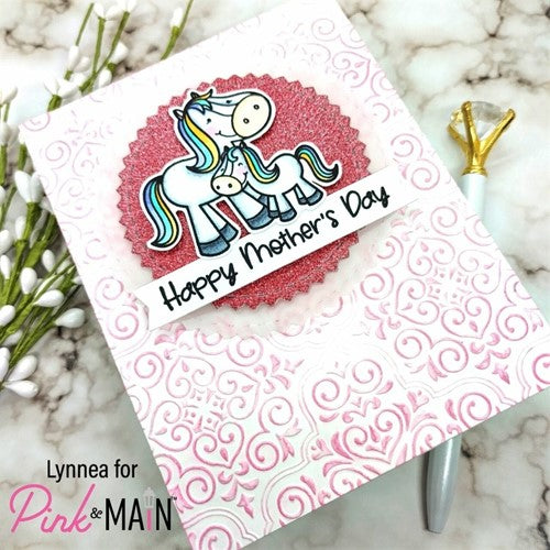 Simon Says Stamp! Pink and Main LOVE YOU  MORE Clear Stamps PM0531
