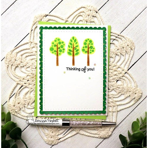 Simon Says Stamp! Newton's Nook Designs TREE LINE Stencil NN2204T01