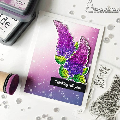Simon Says Stamp! Newton's Nook Designs LILAC Clear Stamps NN2204S01
