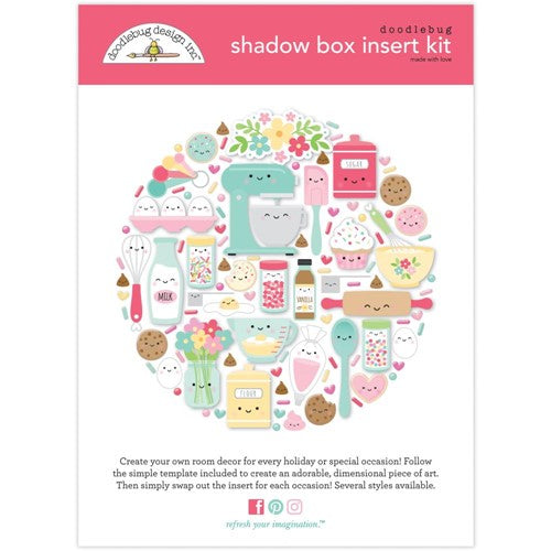 Doodlebug MADE WITH LOVE Shadow Box Insert Kit 7724 – Simon Says Stamp