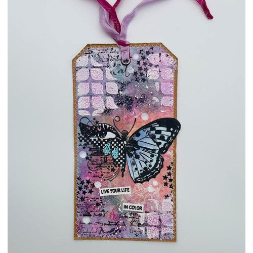 Simon Says Stamp! Carabelle Studio THE STORY OF A BUTTERFLY A6 Cling Stamps sa60620