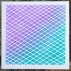 Simon Says Stamp! The Rabbit Hole Designs MESH OPTICAL ILLUSION Stencil TRH-045S