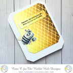 Simon Says Stamp! The Rabbit Hole Designs MESH OPTICAL ILLUSION Stencil TRH-045S