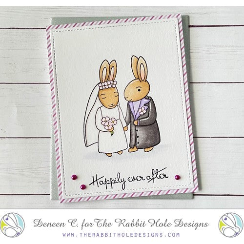 Simon Says Stamp! The Rabbit Hole Designs HAPPILY EVER AFTER Clear Stamps TRH-158*