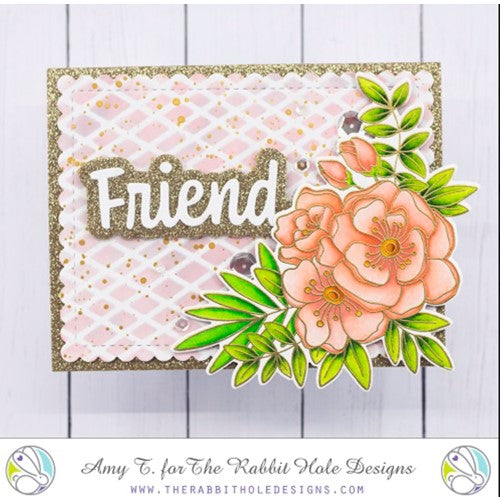 Simon Says Stamp! The Rabbit Hole Designs BLOOMING ANEMONE Dies TRH-160D