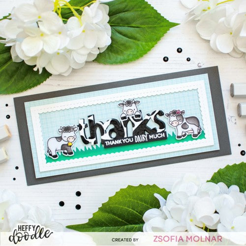 Simon Says Stamp! Heffy Doodle UDDERLY FABULOUS Clear Stamps hfd0407 | color-code:ALT02