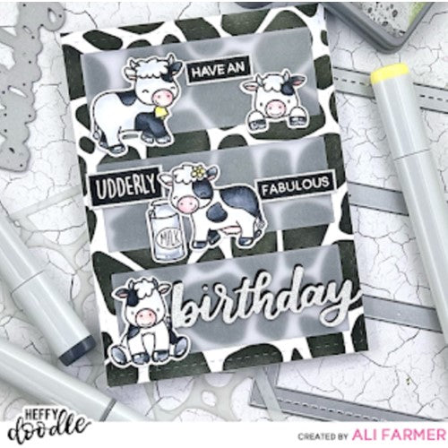 Simon Says Stamp! Heffy Doodle UDDERLY FABULOUS Clear Stamps hfd0407 | color-code:ALT03