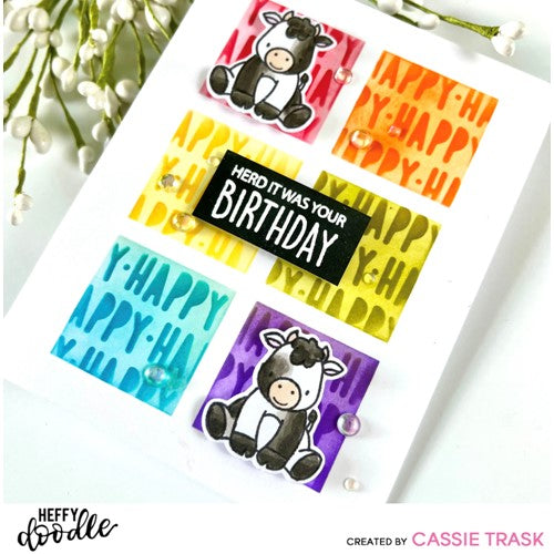 Simon Says Stamp! Heffy Doodle UDDERLY FABULOUS Clear Stamps hfd0407 | color-code:ALT06