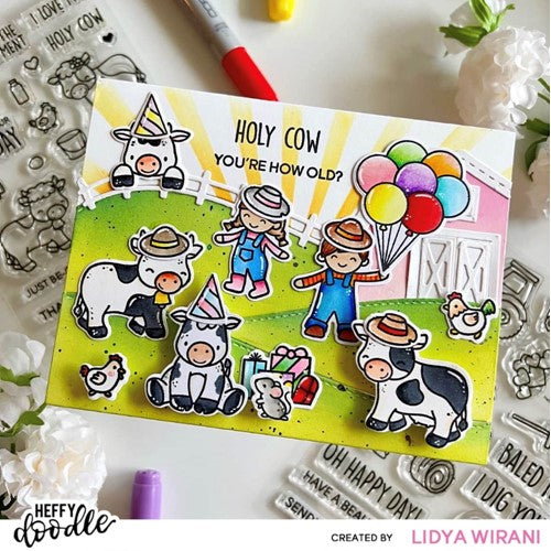 Simon Says Stamp! Heffy Doodle UDDERLY FABULOUS Clear Stamps hfd0407 | color-code:ALT091