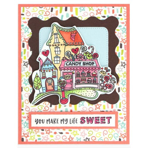 Simon Says Stamp! Dare 2B Artzy CANDY SHOP Clear Stamp Set 22345d2b*