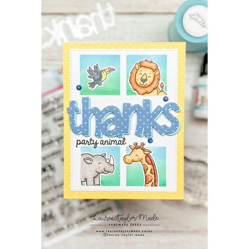 Simon Says Stamp! Heffy Doodle TWO BY TWO SAFARI ANIMALS Clear Stamps hfd0427 | color-code:ALT02