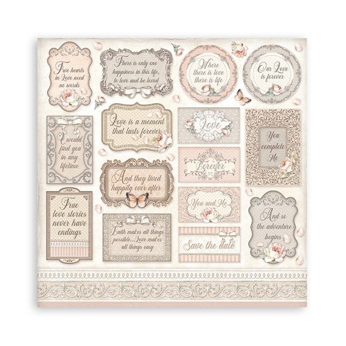 Simon Says Stamp! Stamperia YOU AND ME 6x6 Paper sbbxs17