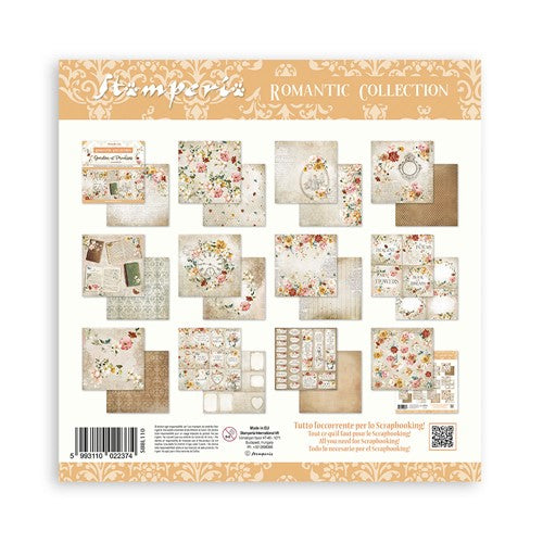 Simon Says Stamp! Stamperia GARDEN OF PROMISES 12x12 Paper sbbl110