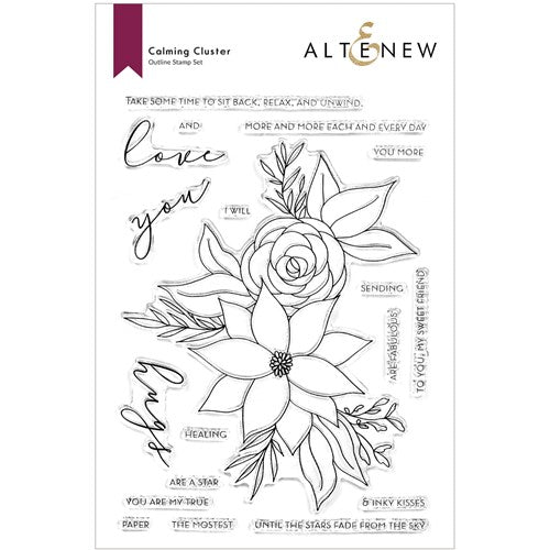 Simon Says Stamp! Altenew CALMING CLUSTER Clear Stamps ALT6973