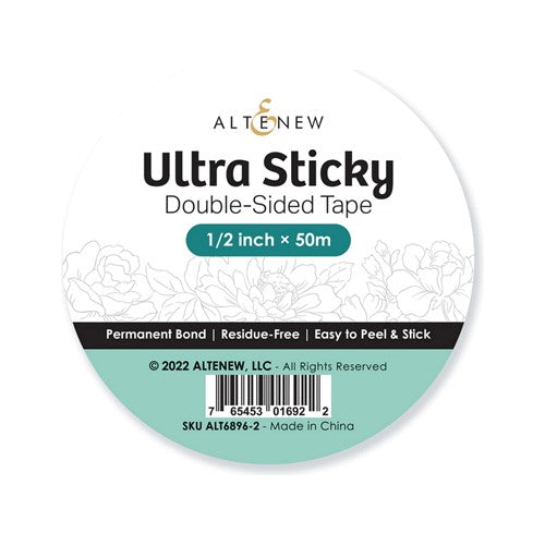 Simon Says Stamp! Altenew ULTRA STICKY DOUBLE SIDED TAPE 0.5 inch x 50m ALT6896-2
