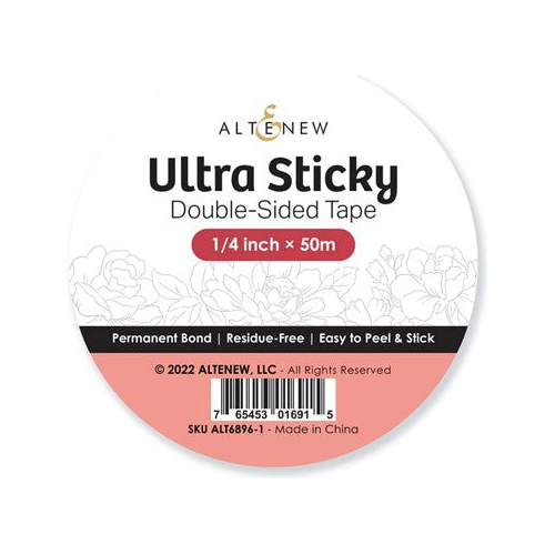 Simon Says Stamp! Altenew ULTRA STICKY DOUBLE SIDED TAPE 0.25 inch x 50m ALT6896-1