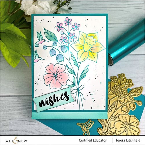 Simon Says Stamp! Altenew MORNING BLOOMS Hot Foil Plate ALT7022
