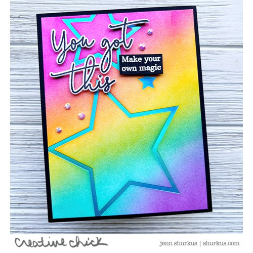 Simon Says Stamp! PinkFresh Studio NESTED STARS Hot Foil Plate 148422 | color-code:ALT03