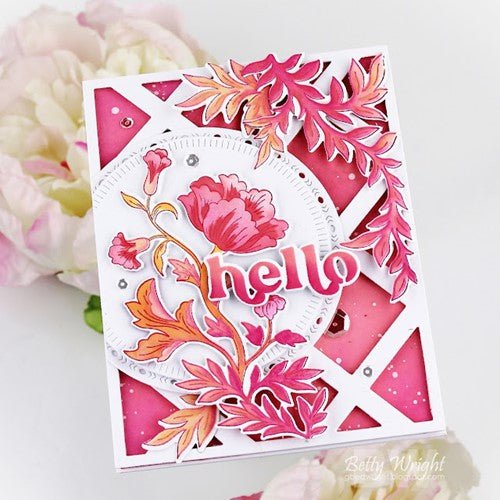 Simon Says Stamp! PinkFresh Studio BLOOMING VINES Cling Stamp 149822 | color-code:ALT05