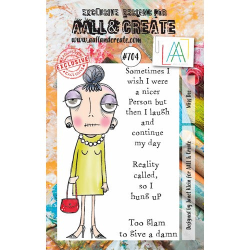 Simon Says Stamp! AALL & Create MISS DEE A7 Clear Stamps aall704