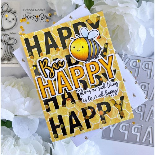 Simon Says Stamp! Honey Bee HAPPY HAPPY HAPPY A2 COVERPLATE Die hbds-hapa2 | color-code:ALT03