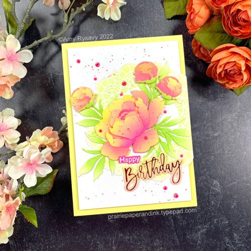 Simon Says Stamp! Honey Bee LOVELY LAYERS PEONY Dies hbds-llpny | color-code:ALT02