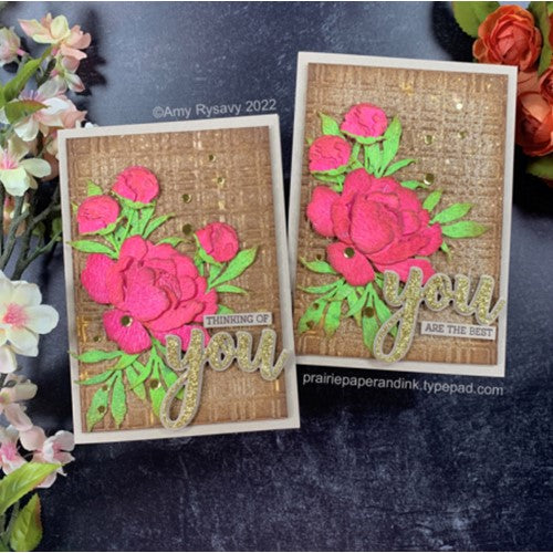Simon Says Stamp! Honey Bee LOVELY LAYERS PEONY Dies hbds-llpny | color-code:ALT03