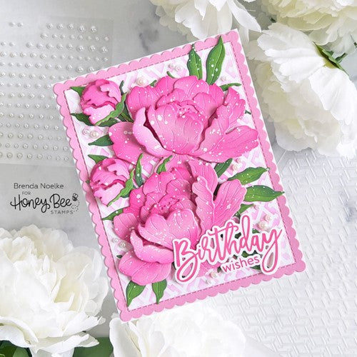 Simon Says Stamp! Honey Bee LOVELY LAYERS PEONY Dies hbds-llpny | color-code:ALT04