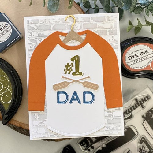 Simon Says Stamp! Papertrey Ink BRICK WALL Stencil-0024