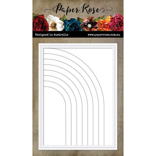 Simon Says Stamp! Paper Rose RECTANGLE RAINBOW COVERPLATE AND Frame Die 25639*