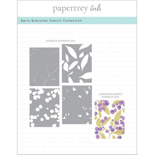 Simon Says Stamp! Papertrey Ink BERRY BRANCHES Stencils-0022