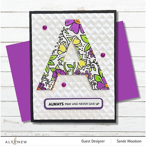 Simon Says Stamp! Altenew ALL THINGS A Simple Color Layering Stencils ALT7074