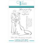 Simon Says Stamp! Trinity Stamps HAPPILY EVER AFTER Clear Stamp Set tps-181