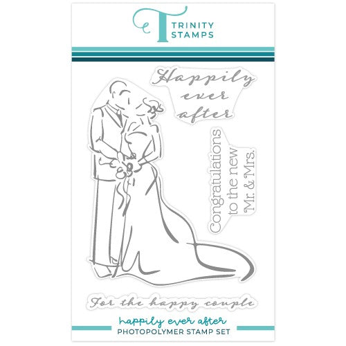 Simon Says Stamp! Trinity Stamps HAPPILY EVER AFTER Clear Stamp Set tps-181