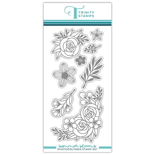 Simon Says Stamp! Trinity Stamps SUMMER BLOOMS Clear Stamp Set tps-140*