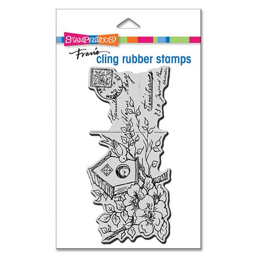 Simon Says Stamp! Stampendous MINI TREEHOUSE POST Mini Slim Cling Stamp csm106