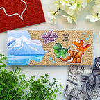 Simon Says Stamp! Whimsy Stamps ROARSOME SKIN Cling Stamp DDB0075