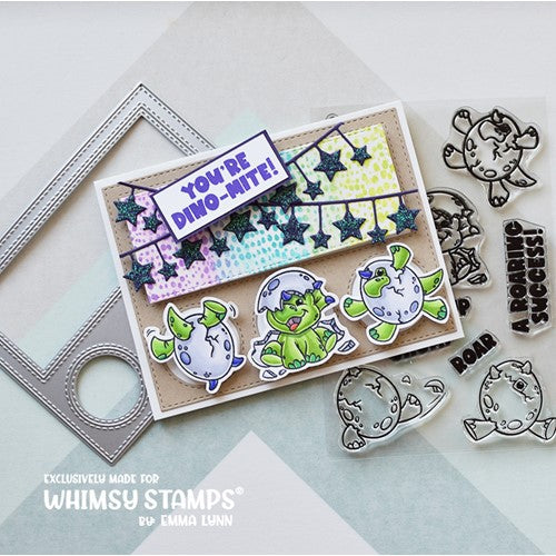 Simon Says Stamp! Whimsy Stamps ROARSOME SKIN Cling Stamp DDB0075