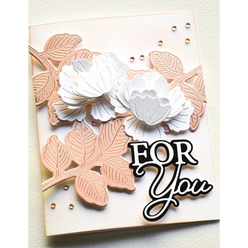 Simon Says Stamp! Memory Box EXQUISITE LEAVES Hot Foil Plate and Dies mbf002